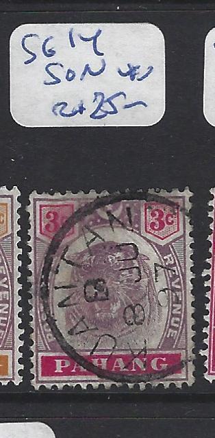 MALAYA  PAHANG   (PP2507B)  TIGER  3C  SG 14   SON CDS      VFU