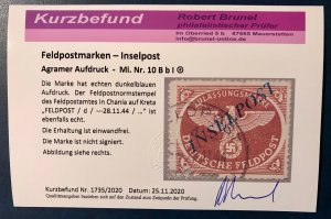 German Empire: Army Post Inselpost Certified