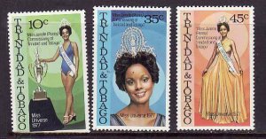 Trinidad & Tobago-Sc#289-91-unused NH set-Miss Universe-1978-