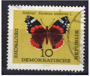 Germany DDR 1964 - Scott 683 used - 10pf, Butterfly 