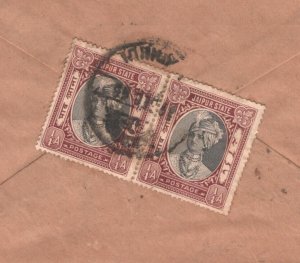 India States JAIPUR Cover Bandikui 1940s? {samwells-covers}MA628