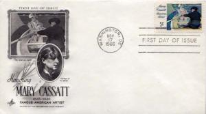 United States, First Day Cover, Art, Women