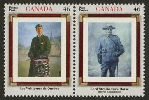 Canada 1877a MNH Canadian Regiments, Military