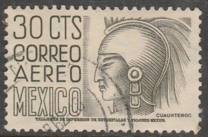 MEXICO C220Bl 30¢ 1950 Definitive 2nd Ptg wmk 300 PERF 11 1/2X11 USED VF (1148)