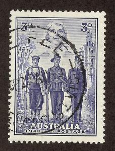 AUSTRALIA SC# 186 F-VF U 1940