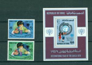 Iraq - Sc# 928-30. 1979 Year of the Child. MNH $32.45.