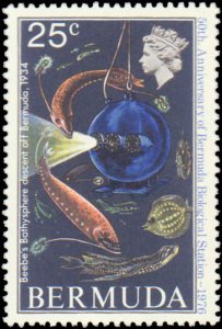 Bermuda #333-336, Complete Set(4), 1976, Never Hinged