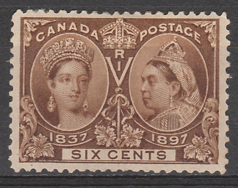 CANADA 1897 QV JUBILEE 6C 