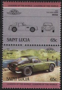 Saint Lucia 689 (mnh) 65c automobiles: TRV Vixen, Britain (1984)