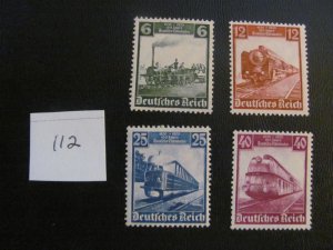 Germany  1935 MNH  SC 459-462  XF 130 EUROS (112)