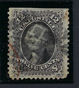 69 RED AND BLACK CANCEL, SCOTT $135