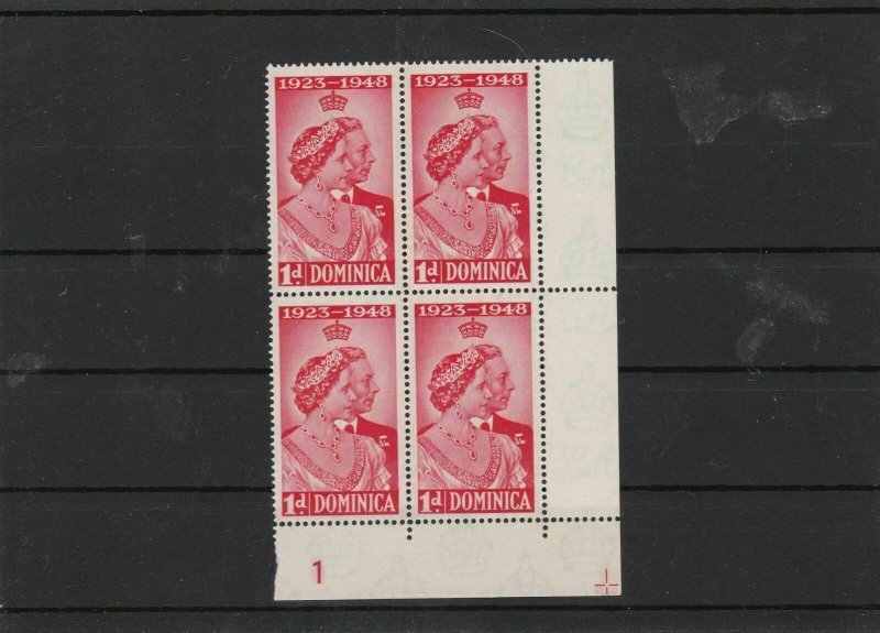dominica 1948  block  mnh stamps  ref 7039