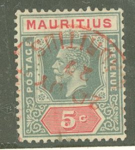 Mauritius #184a Used Single (King)