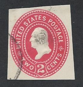 UNITED STATES SC# U367 F-VF U 1899 cut square