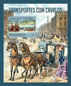 2013 MOZAMBIQUE  MNH. TRANSPORT WITH HORSES.  Scott Code: 2857