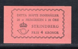 SWEDEN SC# 407a COMP BKLT FVF/MNH