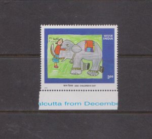 INDIA - 2000 CHILDREN'S DAY - 1V MINT NH