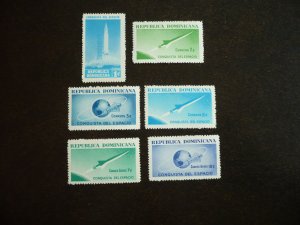 Stamps - Dominican Republic - Scott# 598-601,C135-C136 - Mint NH Set of 6 Stamps