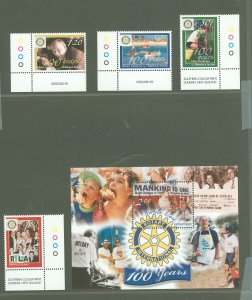 Norfolk Island #836-840  Single (Complete Set)