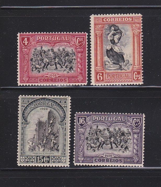 Portugal 439, 441-443 MHR Third Independence Issue