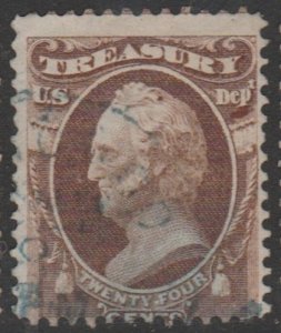 U.S. Scott #O80 Scott - Official Treasury Stamp - Used Single