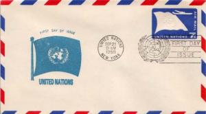 United Nations, First Day Cover, Postal Stationery