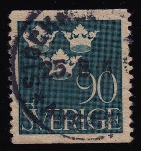 Sweden 284 Three Crowns 1939