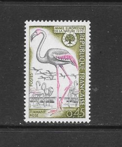 BIRDS - FRANCE #1269 FLAMINGOS  MNH