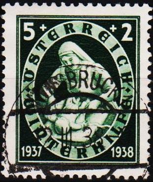 Austria. 1937 5g+2g S.G.808 Fine Used