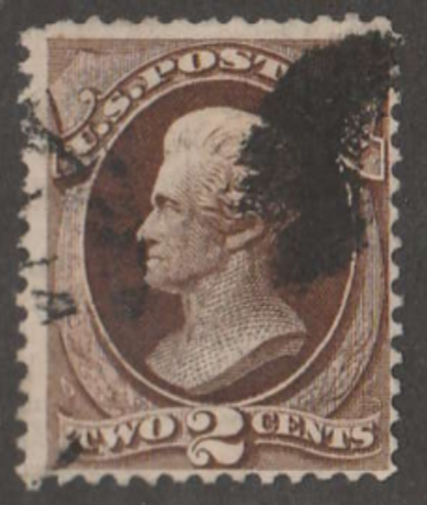 U.S. Scott #157 Jackson Stamp - Used Single