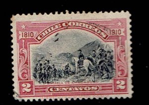 CHILE SCOTT#84 1910 BATTLE OF CHACABUCO - USED