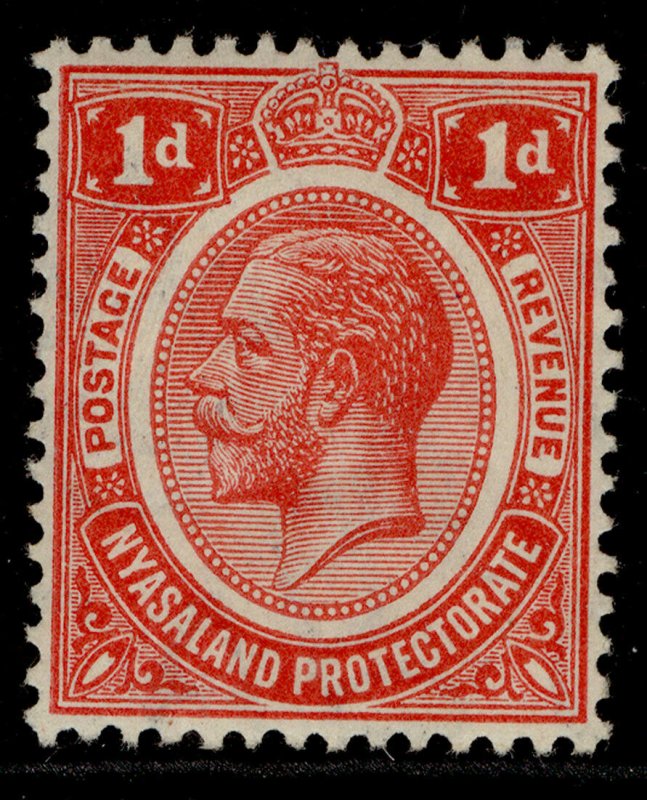 NYASALAND PROTECTORATE GV SG86, 1d scarlet, M MINT.