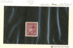 Canada - #252 - MINT NH -1943 - Item C300NS