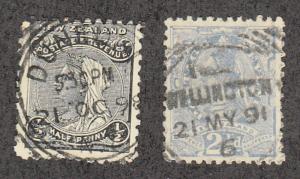 New Zealand - 1891-95 - SC 67A-68 - Used - CDS