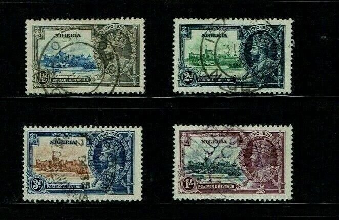 Nigeria: 1935, King George V Silver Jubilee,  Good Used  set