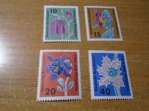 Germany  #  857-60  MNH    Flowers