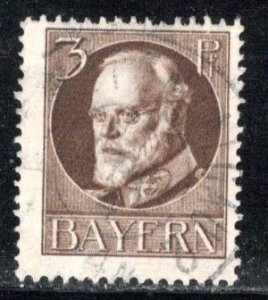 German States Bavaria Scott # 95, used