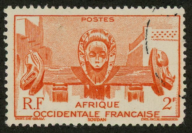 French West Africa 45 Used