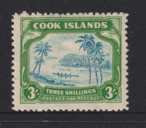 Cook Is a MNH 3/- from the 1944 set