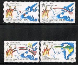 Vatican C92-5, Mint Never Hinge.