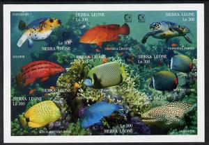 Sierra Leone 1995 Singapore '95 Stamp Exhibition - Marine...