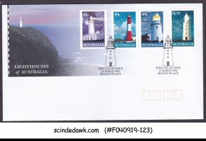 AUSTRALIA - 2002 LIGHTHOUSE OF AUSTRALIA - 4V - FDC