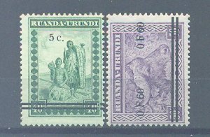 Ruanda - Urundi sc# 56-59 mnh cat value $110.00