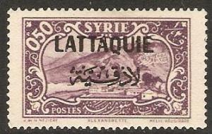 Latakia 1931 Scott 7 Syrian stamp overprinted MH