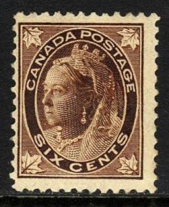 CANADA 71 Mint '97 6c brown Leaf $130.00