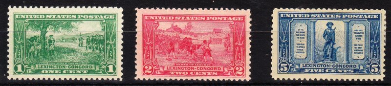 MOstamps - US Scott #617-619 Mint OG H - Lot # HS-D725