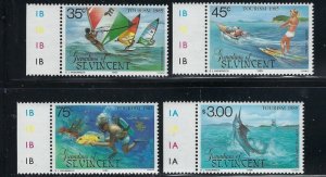 St Vincent 484-87 MNH 1985 set (an3300)