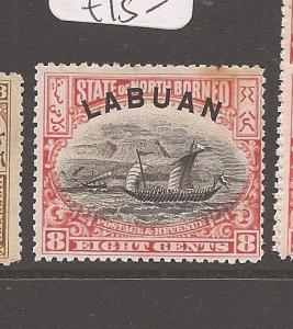 Labuan SG 94c MNH tone spot at top (10auq) 