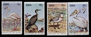 South West Africa 429-32 MNH Birds, Flamingoes, Water Birds