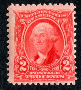 US 1902. Washington. 2c stamp. MNH. Sc#301.